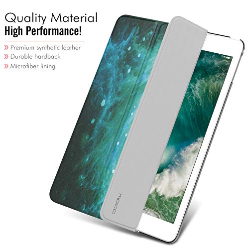 Moko Case Fit 2018/2017 Ipad 9.7 6Th/5Th Generation - Slim Lightweight Smart-Shell Stand Cover With Translucent Frosted Back Protector Fit Ipad 9.7 Inch 2018/2017, Swirl(Auto Wake/Sleep) #TOP2