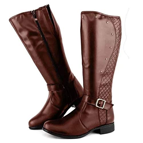 Kit 2 Pares Bota Feminina Neway Cano Longo e Cano Curto Marrom