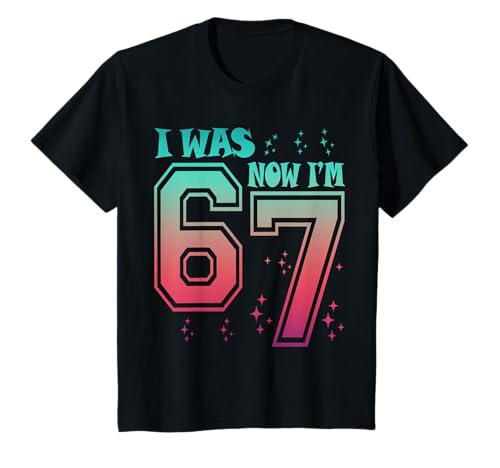7th Birthday I was 6 Now Im 7 Year Old Boy Girl 6 7 Birthday T-Shirt