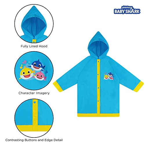 Nickelodeon Boys Umbrella And Poncho Raincoat Set, Baby Shark Boys Rain Wear For Toddler 2-3 #TOP4