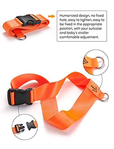 image for Yuumue Car Seat Travel Belt, Adjustable car seat Travel Strap for Tran