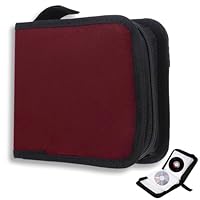 Custodia Per CD E DVD - Porta 40 Dischi, Doppio Strati - Tessuto Oxford, Cerniera - Ideale Per Viaggi, Auto, Collezioni - Foto 9