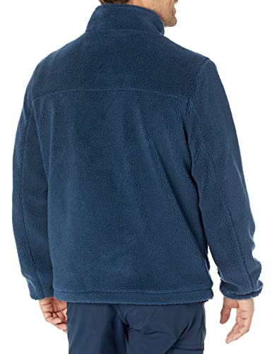 DOCKERS Men's Zip Front Sherpa Fleece Jacket with Chest Pocket2
