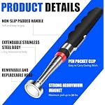3PCS Telescoping Magnetic Pick Up Tool Extendable up to 31" - Image 3