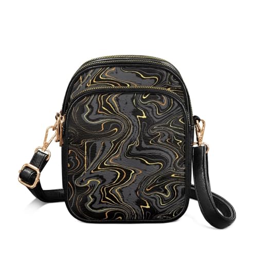 Mini Durable Womens Crossbody Bag with Zipper Pockets for Daily Use