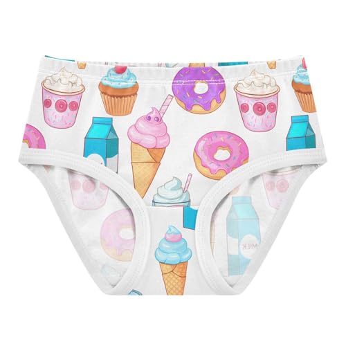 Desserts Cupcakes Milkshakes Toddler Girls's Underwear 2T 202c1859