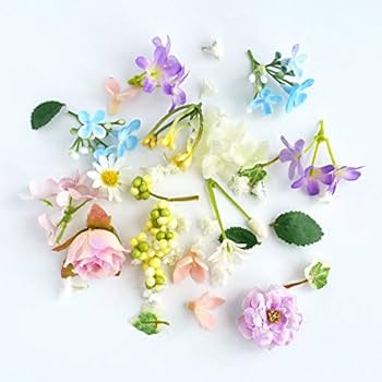 造花セット Amazon|小花詰め合わせ 造花セット 小花 造花袋詰め アーティ