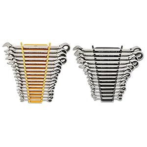 GEARWRENCH 30 Piece 12 Pt SAE/mm Ratcheting Combination Wrench Set| 86702