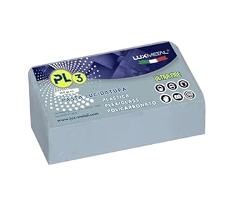 Lux Metal - Pasta Abrasiva PL3 300 gr Ultra Fine per Lucidare Plexiglass Trasparente, Policarbonato e Plastica - Rimuovi Graffi e Rinnova Fari Auto