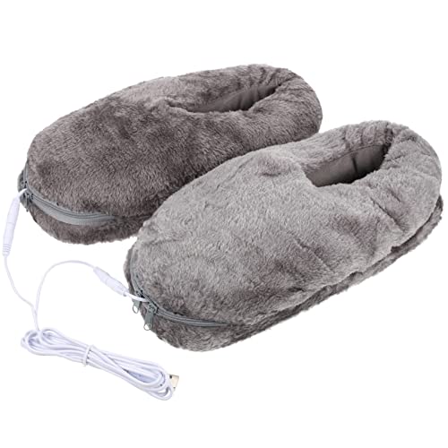 Healvian Scarpe Elettriche Usb Per Calore Quotidiano Scaldapiedi Da Interno Invernali Calzature Calde Cavo Di Ricarica Incluso