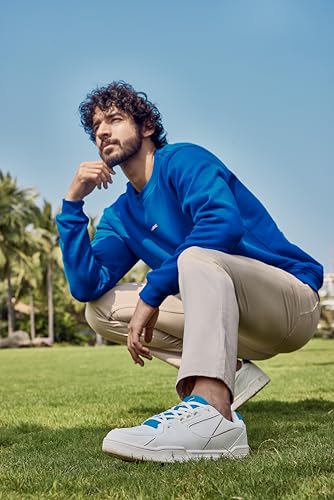 Image of LUDIC Nova Vegan Leather and Suede Sneakers for Men | Classic Beige Sneakers with All Day Comfort