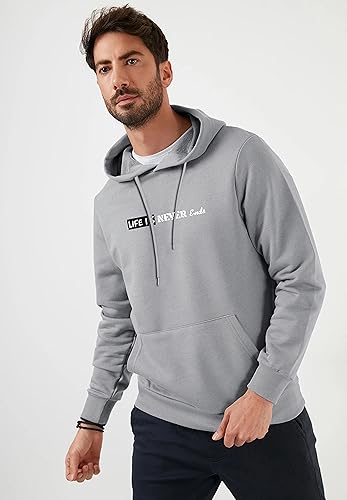 Image of TAGAS Men's Cotton Printed Hooded Sweatshirt || Sweatshirt for Men || Jacket for Men || Men's Hoodie || Stylish Hoodie || Hoodie