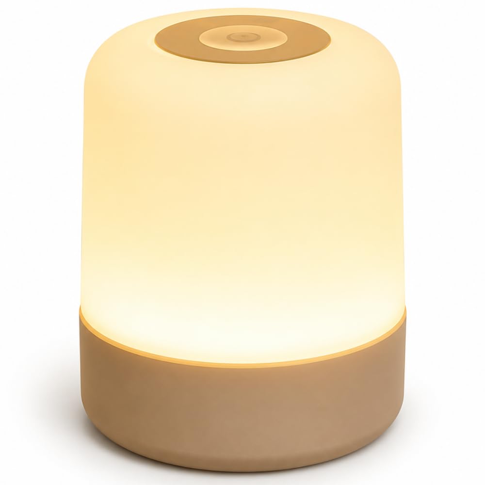 Luminária de Mesa LED Premium Touch Recarregável USB — 3 Modos de Iluminação