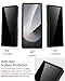 Miimall for Samsung Galaxy Z Fold 6 Case with S Pen Holder Slot [Military Grade Drop][Built-in Privacy Screen & Invisible Kickstand] Slim Thin Protective Phone Case for Galaxy Z Fold 6 Cover Black