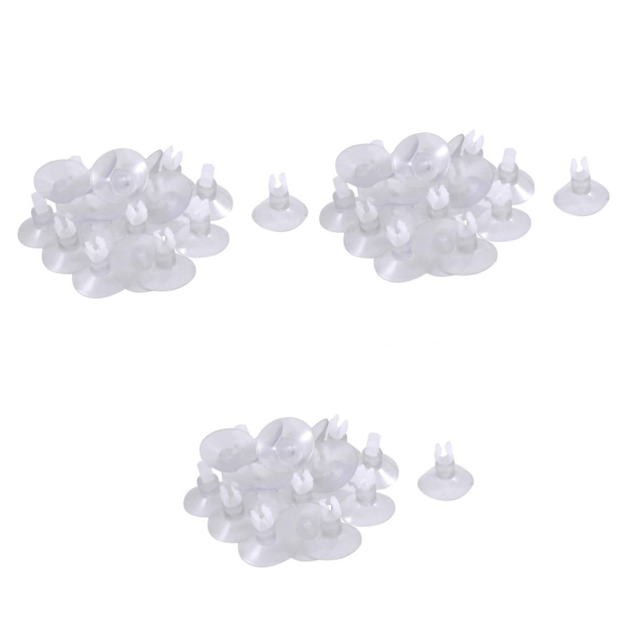 minkissy 180 piezas divisor de aerolíneas para acuario, soporte para plantas de pecera, ventosas para acuario, peceras, ventosas, ventosas de acuario, ventosas para equipos para desmontar