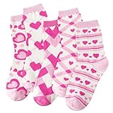 Jeasona Womens Love Heart Valentine Socks Galentines Valentines Day Gifts for Her Mom Wife Girlfriend Daughter Teens Girls Friends