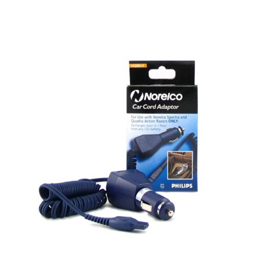Philips Norelco Car Cord Adapter for use with Norelco SmartTouch-XL, Speed XL, 7100/7200 XLCC, Spectra and Quadra