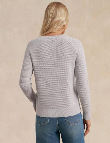 GRACE KARIN Women's Fall Knit Sweater Top, Long Sleeve Merino Wool Blend Pullover, Casual Crewneck Waffle Clothes 20253