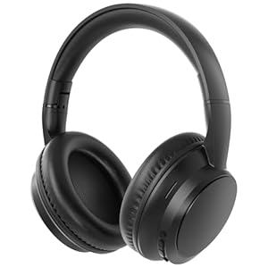Bluetooth Headphones Over Ear, 3EQ Modes 40H Playtime Over Ear Headphone Wireless, 5.4 Bluetooth Headphones, Headphone Bluetooth Wireless with Fast Charge (NO ANC) (Midnight)