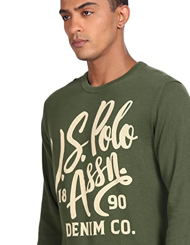 Image of U.S. POLO ASSN. Cotton Men Round Neck Sweater