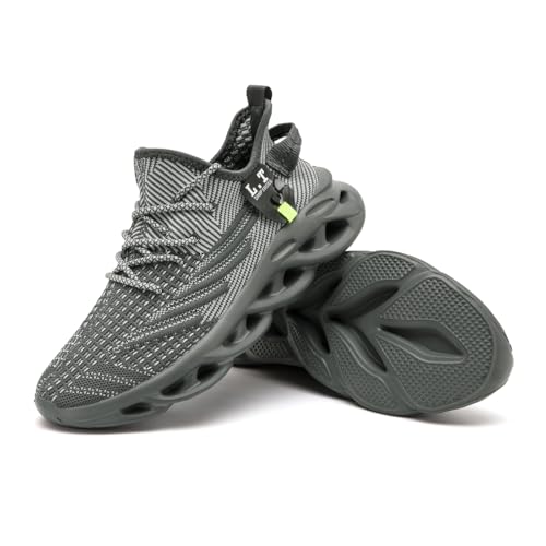 Image of DLWKIPV Men Running Shoes Men's Tennis Shoes Lightweight Breathable Fashion Sneakers Non Slip Workout Gym Shoes for Running