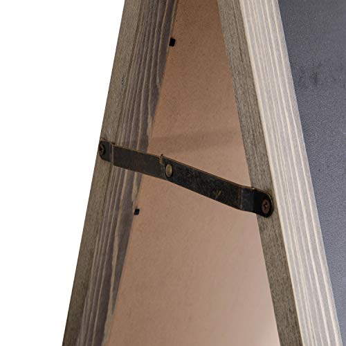 Rustic Vintaged Wooden Freestanding A-Frame Double-Sided Chalkboard Sign/Sturdy Sidewalk Sign Sandwich Board/Outdoor A Frame Chalk Board For Weddings & More! #TOP6