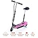 HOMCOM Patinete Eléctrico Plegable para Niño E-Scooter Batería 120W Manillar Asiento Ajustable...