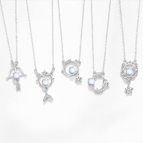 Colliers d'astrologie 12 Constellation Horoscope anti-ternissement - 4