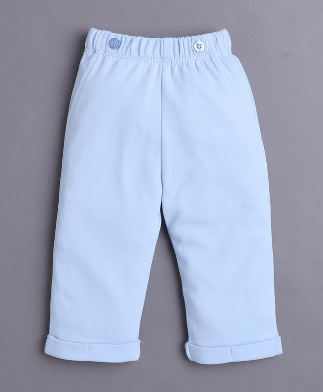 Image of BUMZEE Baby Boys Regular Fit Full Sleeves Collar Neck Cotton Bodysuit Set