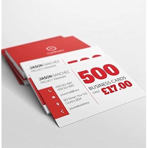 Business Cards Printed Full Colour Double or Single Sided - 500 only £17.00 - Many Options Available Cover