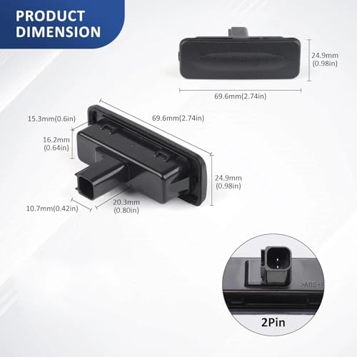 Interruptor de puerta trasera 81260-A5000 para Hyundai Elantra GT e i30 GD 6