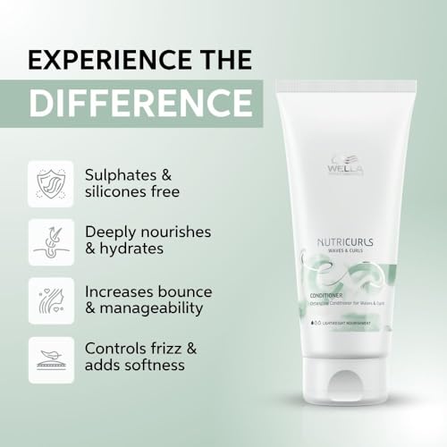 Image of Wella Professionals Nutricurls Detangling Conditioner for Waves & Curls 200ml