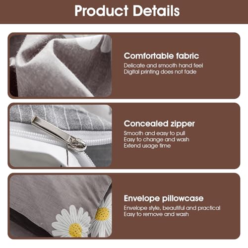 Décor chambre vintage occidental avec ensemble de couette en bois rétro - 5