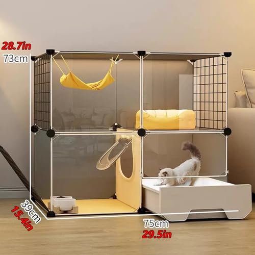 Cage pour chat avec échelles : la solution pour petits animaux en appartement
