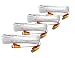 4 Pack of 60 Feet Premade All-In-One Siamese CCTV Security Camera Video & Power BNC Cable for Surveillance System