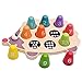 ELKeyko Montessori Jouets Enfants Apprentissage éducatif précocement Puzzle Jouets en Bois Dessin animé coloré hérisson de hérisson Assorti de Chiffres mathématiques