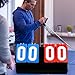 POPETPOP Portable Basketball Scoreboard Flipper Scorekeeper Material for Sports Games