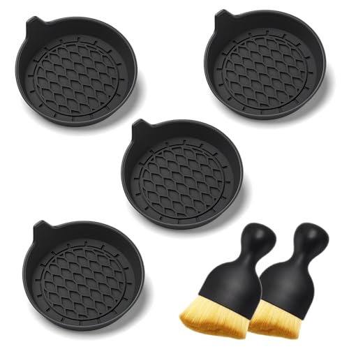 Car Coaster 4 Pack with Brush