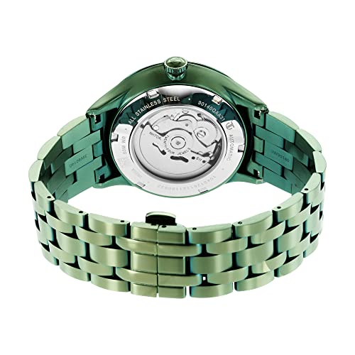 Titan Metal Mechanicals Grey Dial Automatic Stainless Steel Strap Analog Watch for Men-NS90140QM01 - Image 2