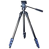 Melhor Tripé de 2025: Guia de Compra Completo 5 Tripé Profissional Foto e Vídeo com Cabeça Hidráulica, Weifeng WF5316, Preto