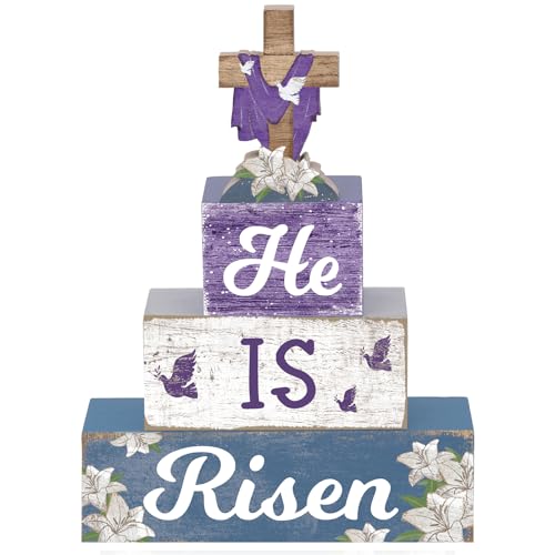 4 Pcs He Is Risen Table Decor