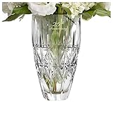 Waterford Marquis Personalized 9' Sparkle Vase, Custom Engraved Crystal Vase for Flowers, Elegant Home Decor