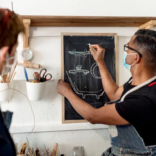 LDXDRU 15 Stück A4 MDF Platten Schwarz, 300 x 210 x 3 mm Dünne Holz-Platten, Dünne Holz-Platten Laser Bastelplattes für Laser, CNC Router, Modellierung, Durchbrochenes, Laubsäge