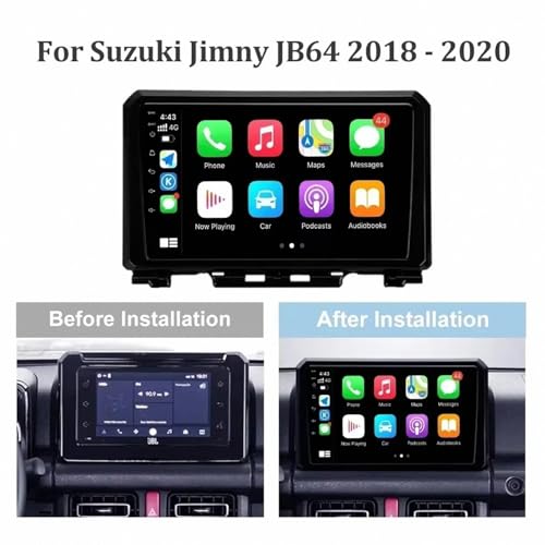 Autoradio Touchscreen para Suzuki Jimny con Manos Libres Bluetooth y Pantalla de 4 Núcleos 2