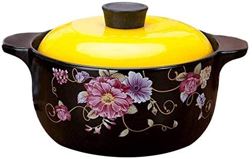 Cocotte en Terre Cuite de 2,5 L en céramique résistante et isolante pour cuisine traditionnelle