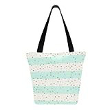 Adecuado para varias ocasiones: la bolsa de supermercado plegable es muy adecuada para viajes diarios o regalos para fiestas de cumpleaños, Halloween, Navidad, días festivos, tiendas de comestibles, supermercados y otras necesidades diarias.