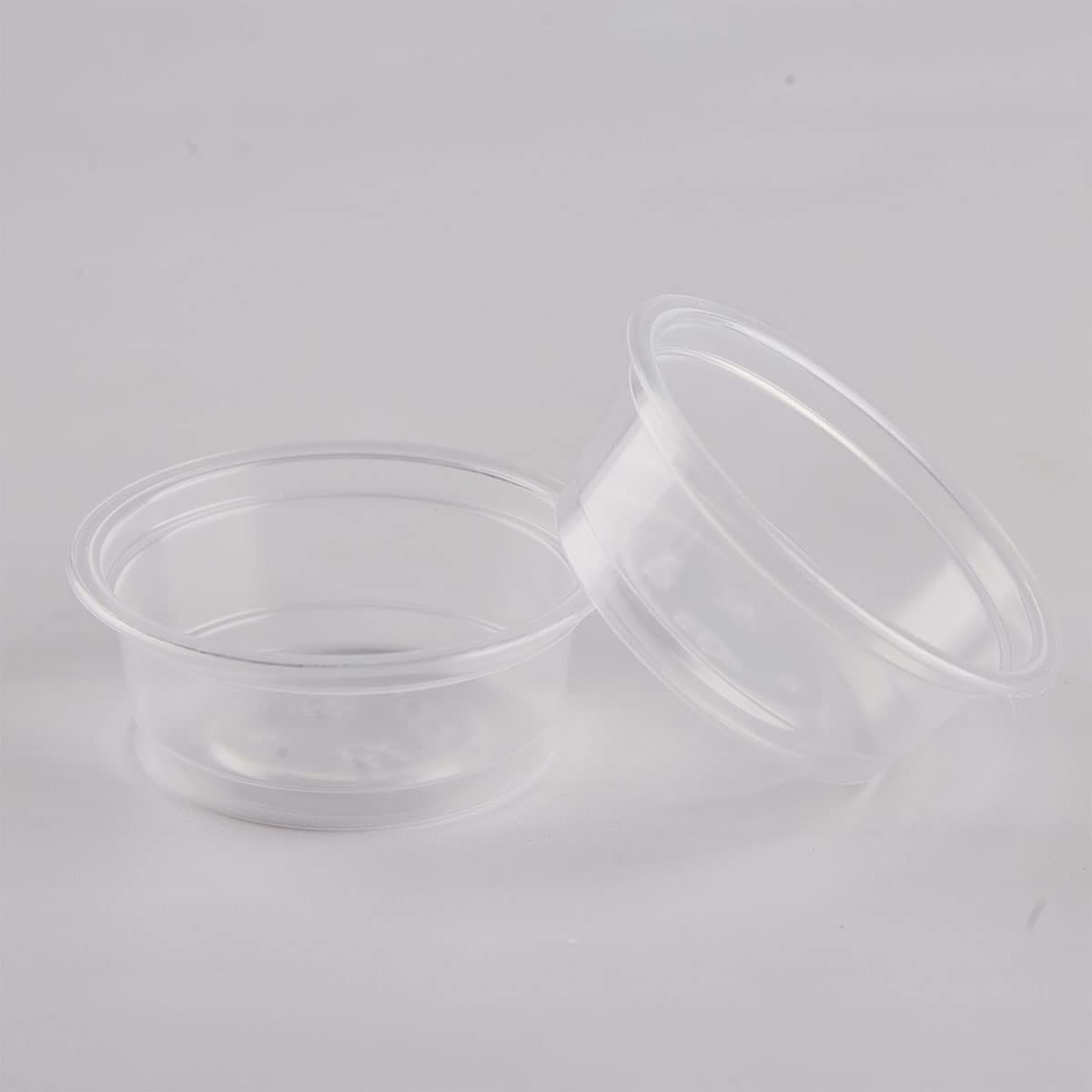 Kleine Gecko-Futter- und Wasserbecher, Kunststoff, Reptilien-Futternäpfe, Zubehör für Gecko, Eidechsen, kleine Haustiere, 14 ml, 100 Stück