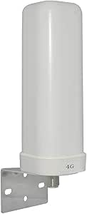 Chaowei Antena celular LTE omnidireccional de alta ganancia de 9 dBi de banda ancha para postes de exteriores/montaje en pared 5G 4G antenas WiFi para teléfono celular 2G/3G 4G/5G LTE Router Módem Gateway, Verizon, AT&amp;T, T-Mobile