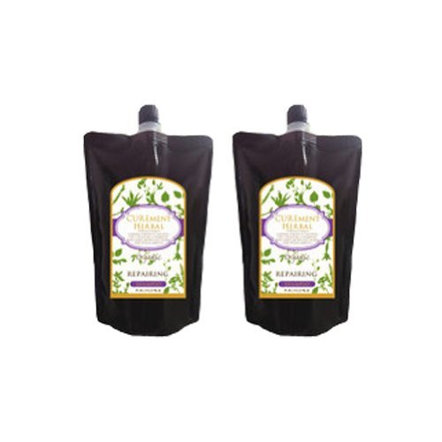 送料無料 パイモア π more ／ キュアメントハーバル リペアリングシャンプー 1000mL ＆ 500ml詰替?2セット Amazon | 2個セットパイモア キュアメントハーバル リペアリング