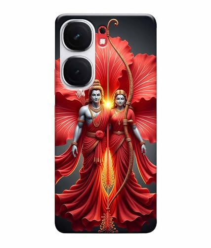 Image of Lord Ram with Sita MATA Printed Hard Back Case Cover & Compatible for Vivo IQOO Neo 9 Pro 5G | I2304 (Multicolor) - D1806